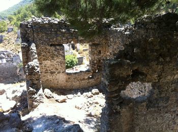 Old ruins of building