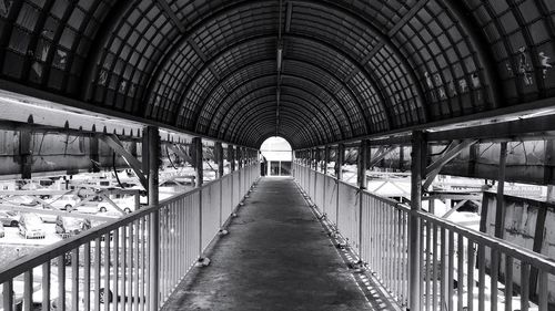 View of covered walkway