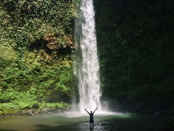 View of waterfall