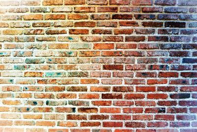 Full frame shot of brick wall