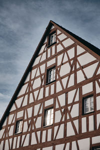 Low angle view of building against sky