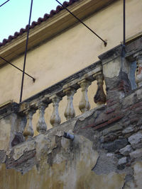 Low angle view of built structure against the sky