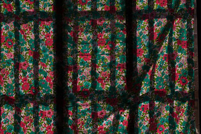 Full frame shot of multi colored wall
