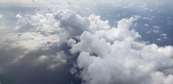 Low angle view of clouds in sky