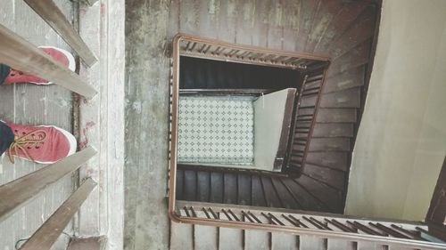 Low angle view of staircase