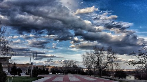 Scenic view of dramatic sky