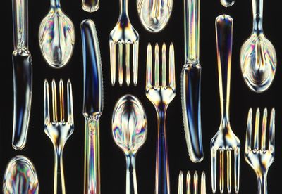 Close-up of cutlery