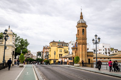 View of church against cloudy sky