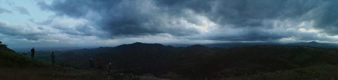 Panoramic view of landscape against sky