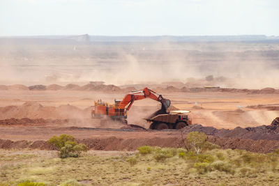 View of construction site