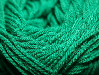 Full frame shot of green rope