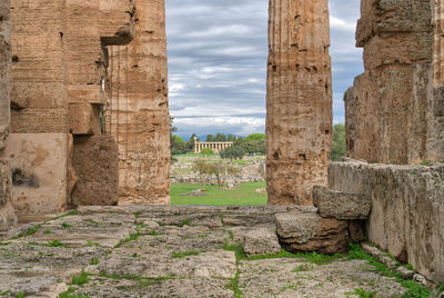 View of old ruins