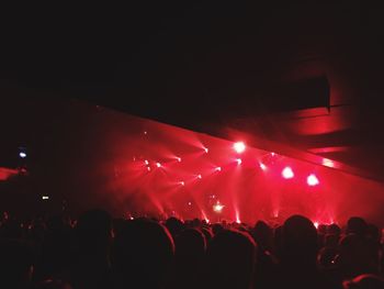 Crowd at music concert