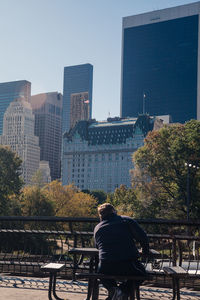 Skyscrapers in city