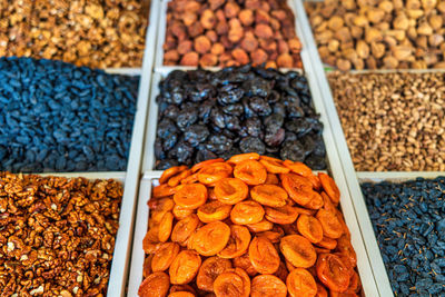 Close-up of dried food for sale at market