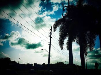 Low angle view of cloudy sky