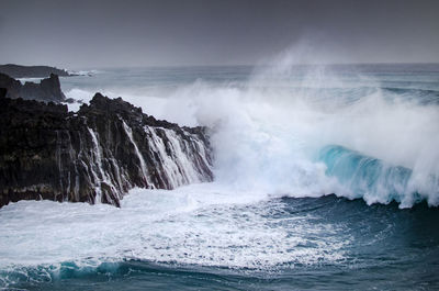 Panoramic view of sea against sky