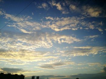 Scenic view of sky during sunset