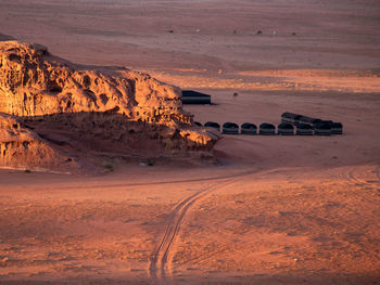 Scenic view of desert