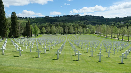 Florence american cemetery and memorial, south of florence, tuscany, italy.
