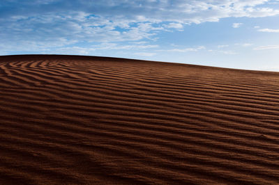 View of desert landscape