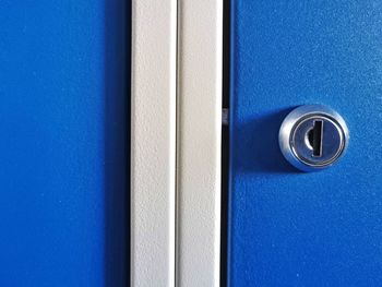 Blue and lock