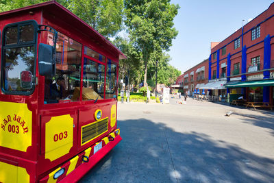 View of city street