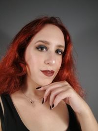 Portrait of a beautiful young woman