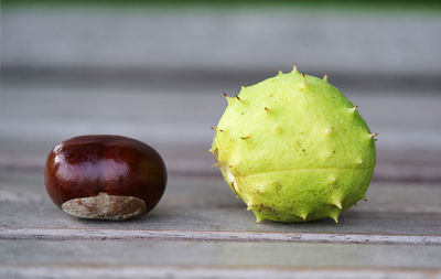 Close-up of  nut