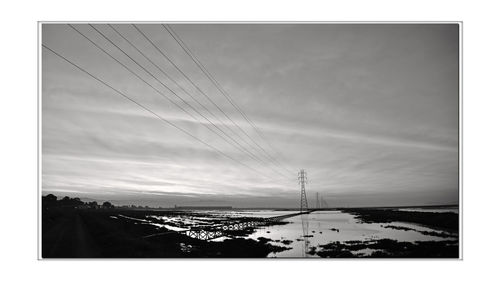 Scenic view of road against sky