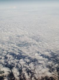 Aerial view of cloudscape