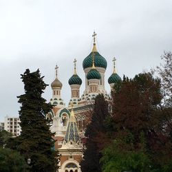 Low angle view of church