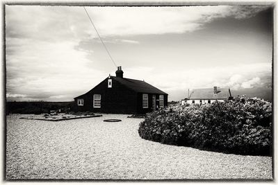 Built structure against cloudy sky