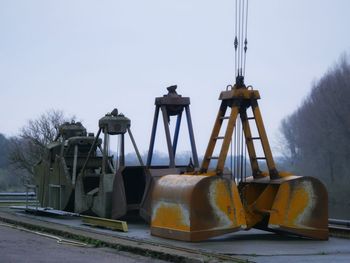 Ferris wheel in winter