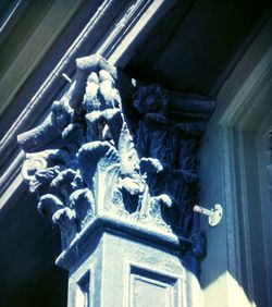 Low angle view of statue