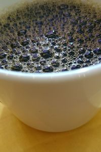Close-up of drink in water