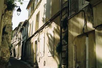 Low angle view of residential buildings