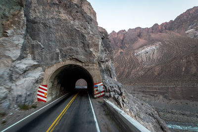 Bridge over mountain