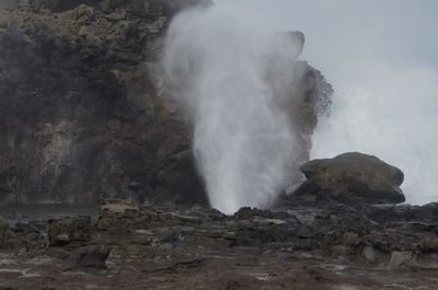 View of waterfall