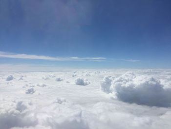 Aerial view of cloudscape against sky