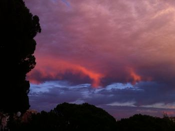 Scenic view of cloudy sky