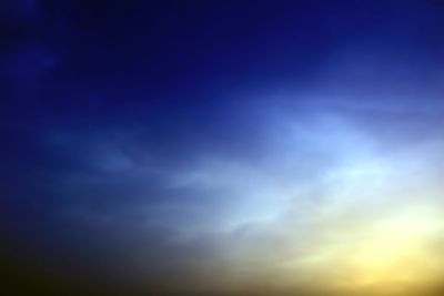 Low angle view of clouds in sky