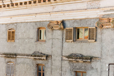 Low angle view of old building