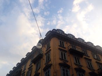 Low angle view of building against sky