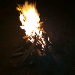 Bonfire at night