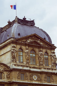 Low angle view of historical building against sky