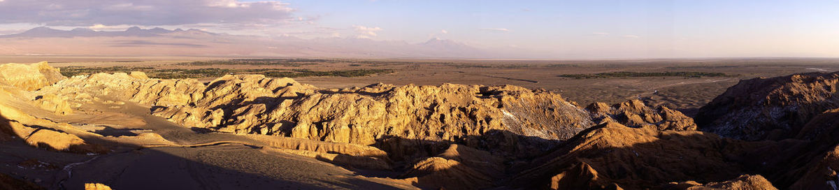 Panoramic view of atacama desert