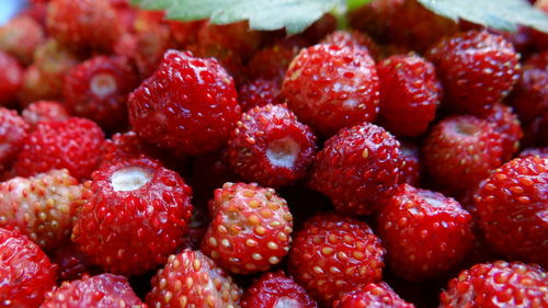 Full frame shot of strawberries