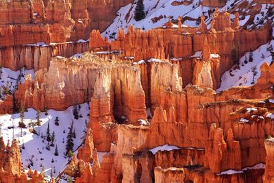 View of rock formation