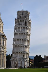 Low angle view of historic building against sky